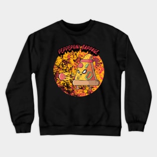 Pepperoni Barrage Graphic Crewneck Sweatshirt